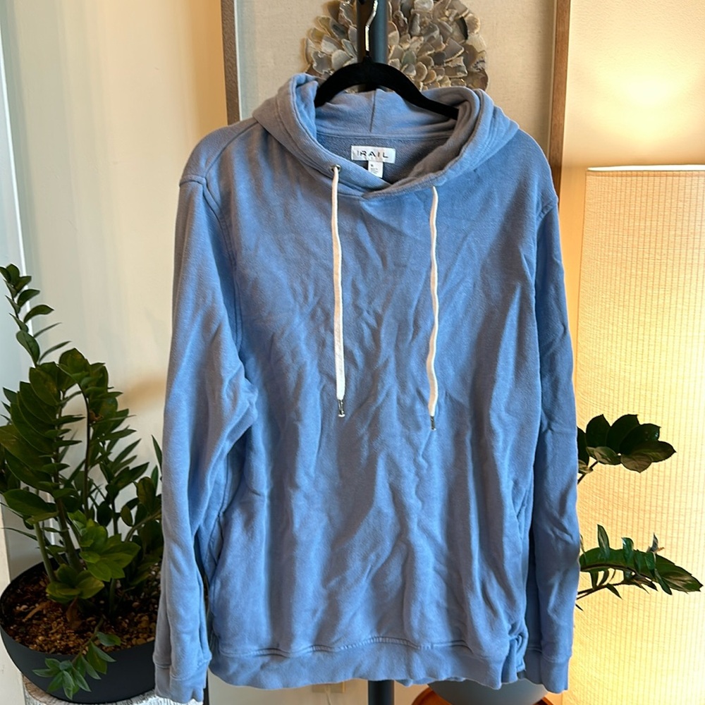 Men’s XL The Rail Slate Blue Hoodie